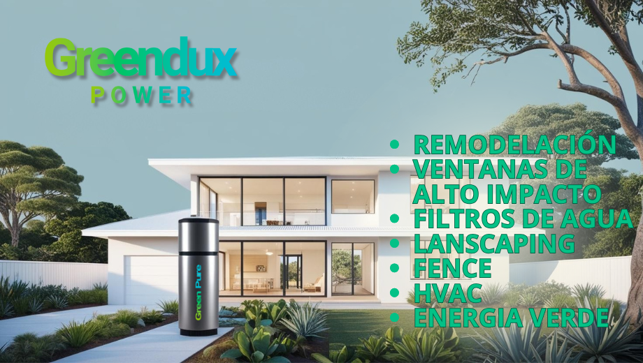 Casa con sistema Greendux